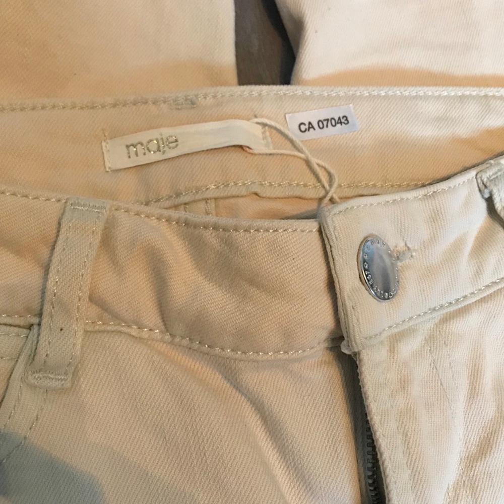 Maje Girlfriend Jeans - Ivory